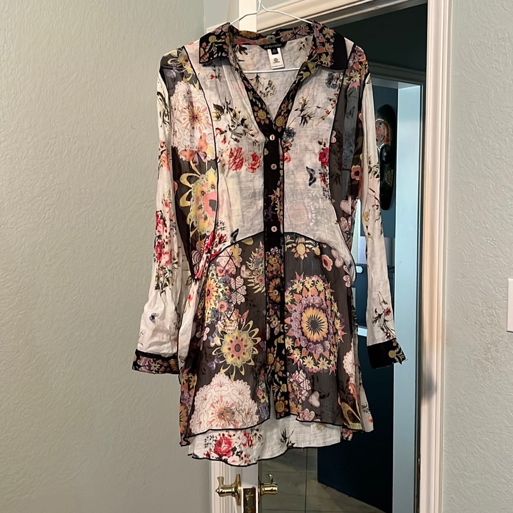 John Mark double layer blouse, beautiful!